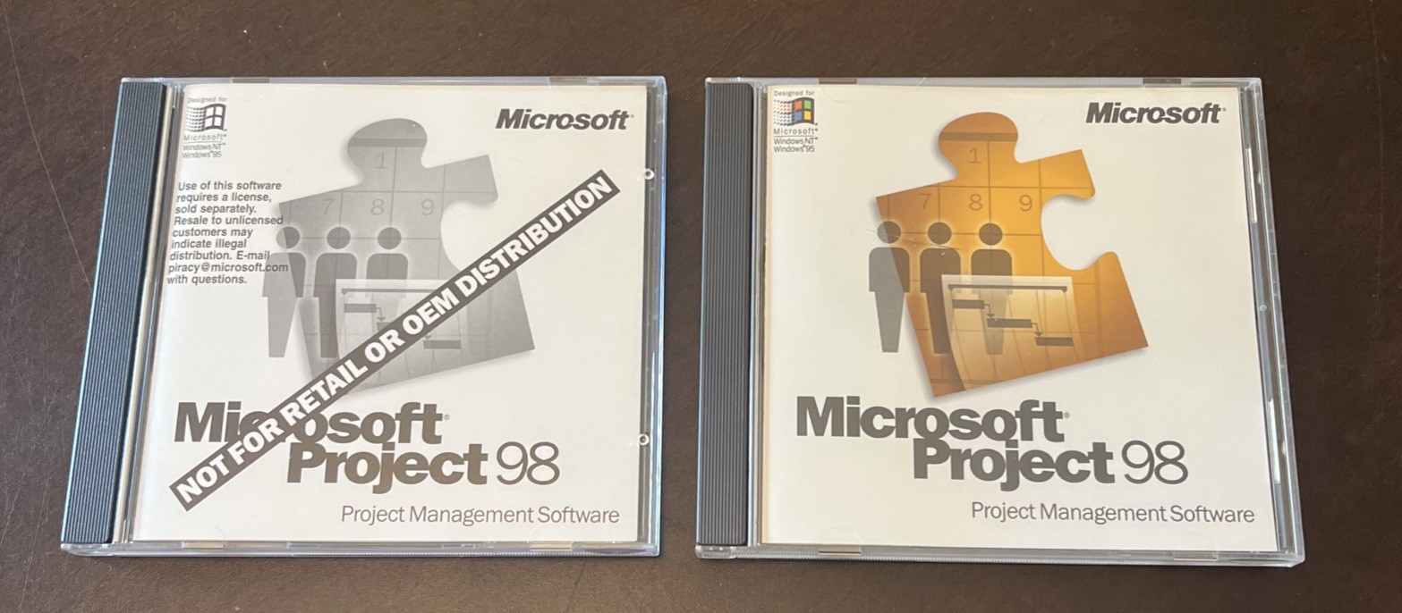 Microsoft Project 98 Latest Edition Project Management Software Windows 95 Or NT