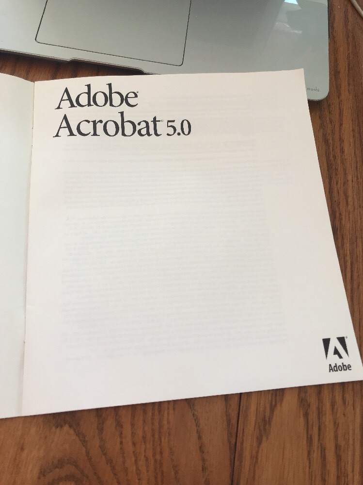 Adobe Acrobat 5.0 Getting Started Instructions Only Ships N 24h