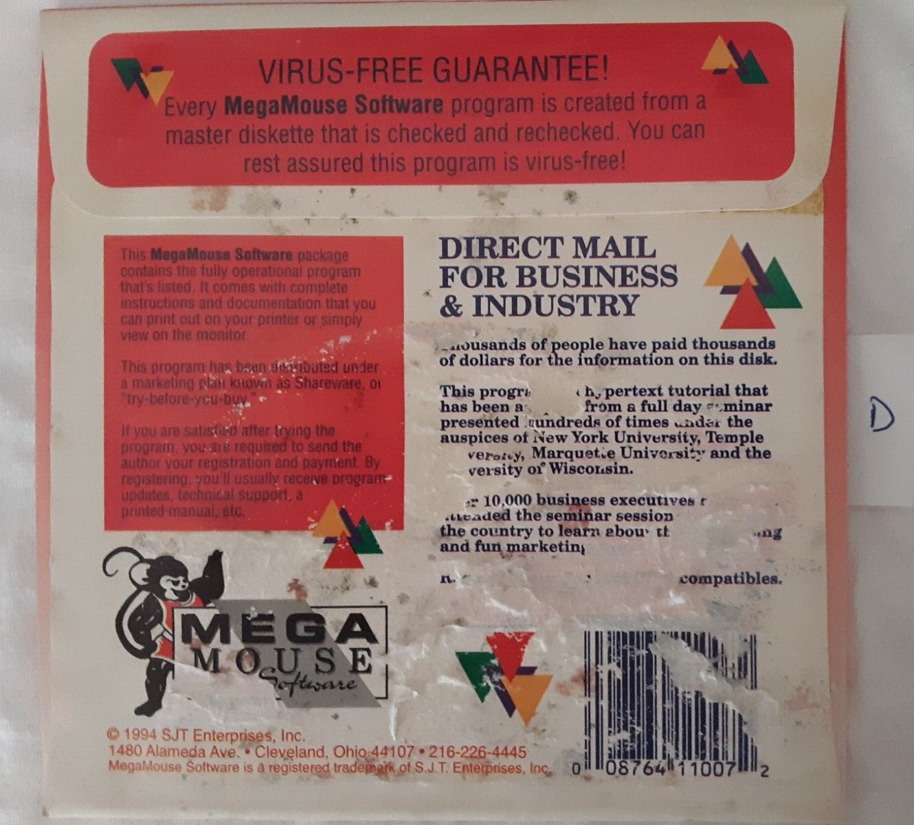 Direct Mail for Business & Industry retro 5.25″ floppy FREE SHIPPING 94 SEE NOTE