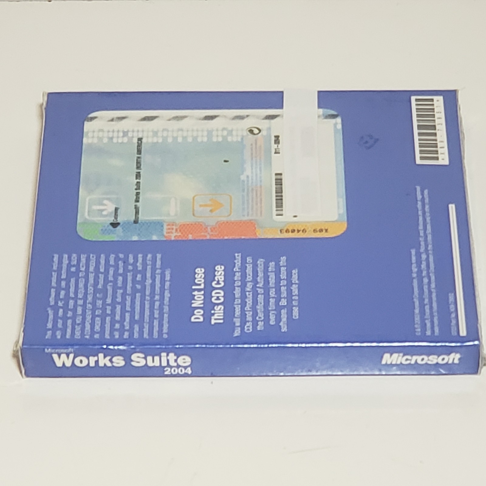 Microsoft Works Suite 2004 Software PC CD Software w/ Product Key and Code New