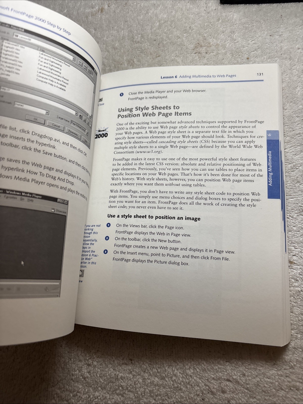 Microsoft FrontPage 2000 CD-ROM – New Sealed Self Study Kit