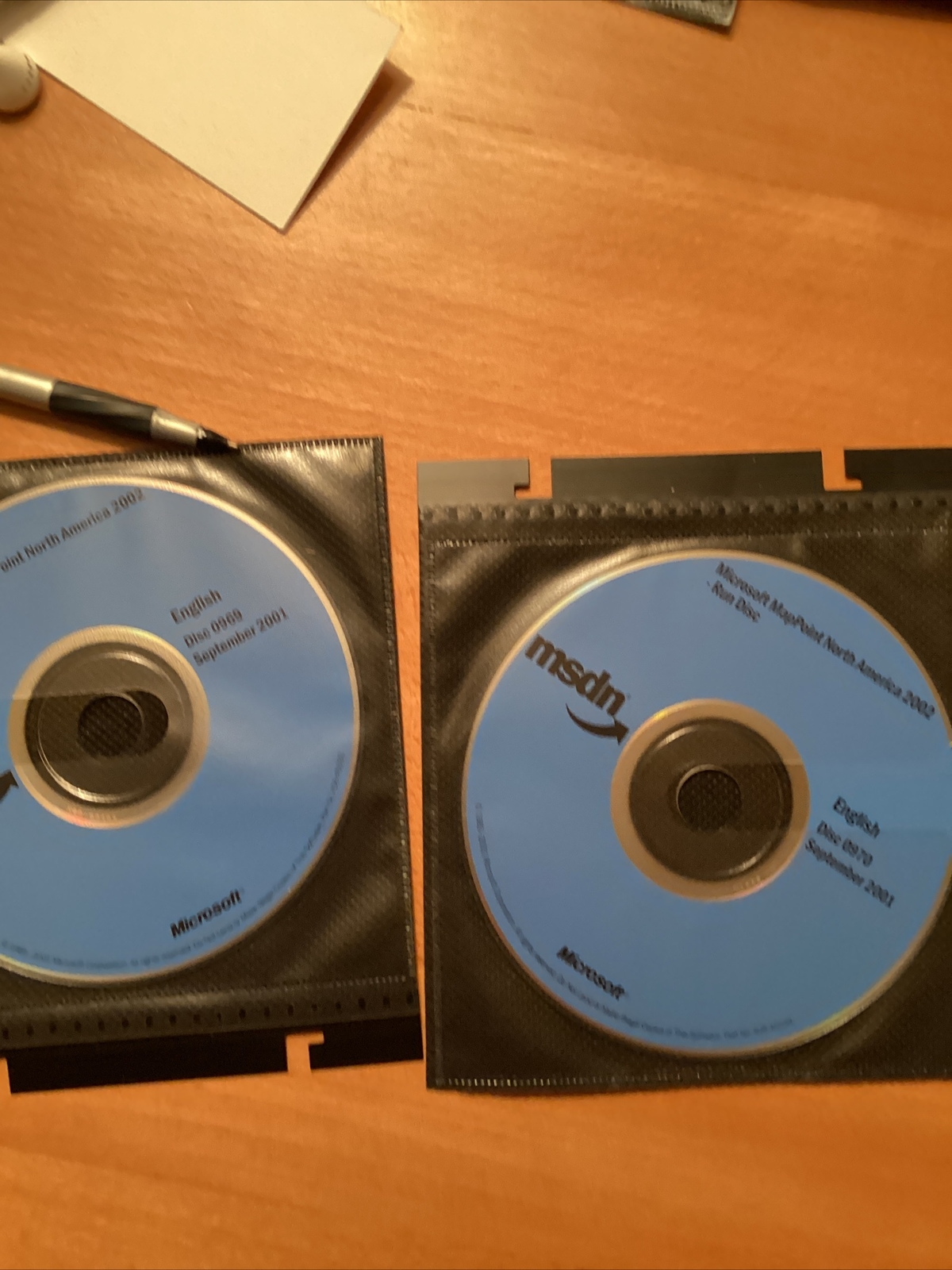 BRAND NEW AUTHENTIC Microsoft MapPoint North America 2002. Discs 0969 And 0970.