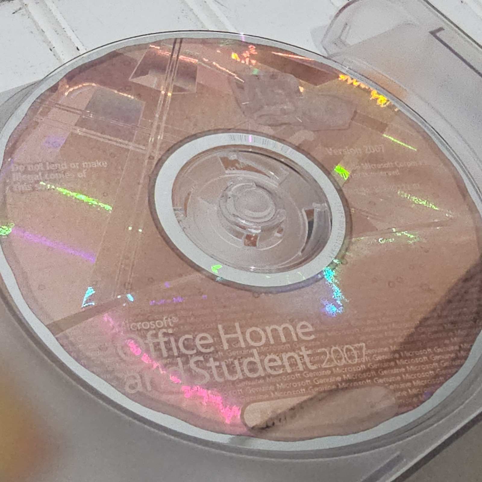 Vintage MS Office 2007 Home and Student +Product Key Excel Word PowerPoint +Case