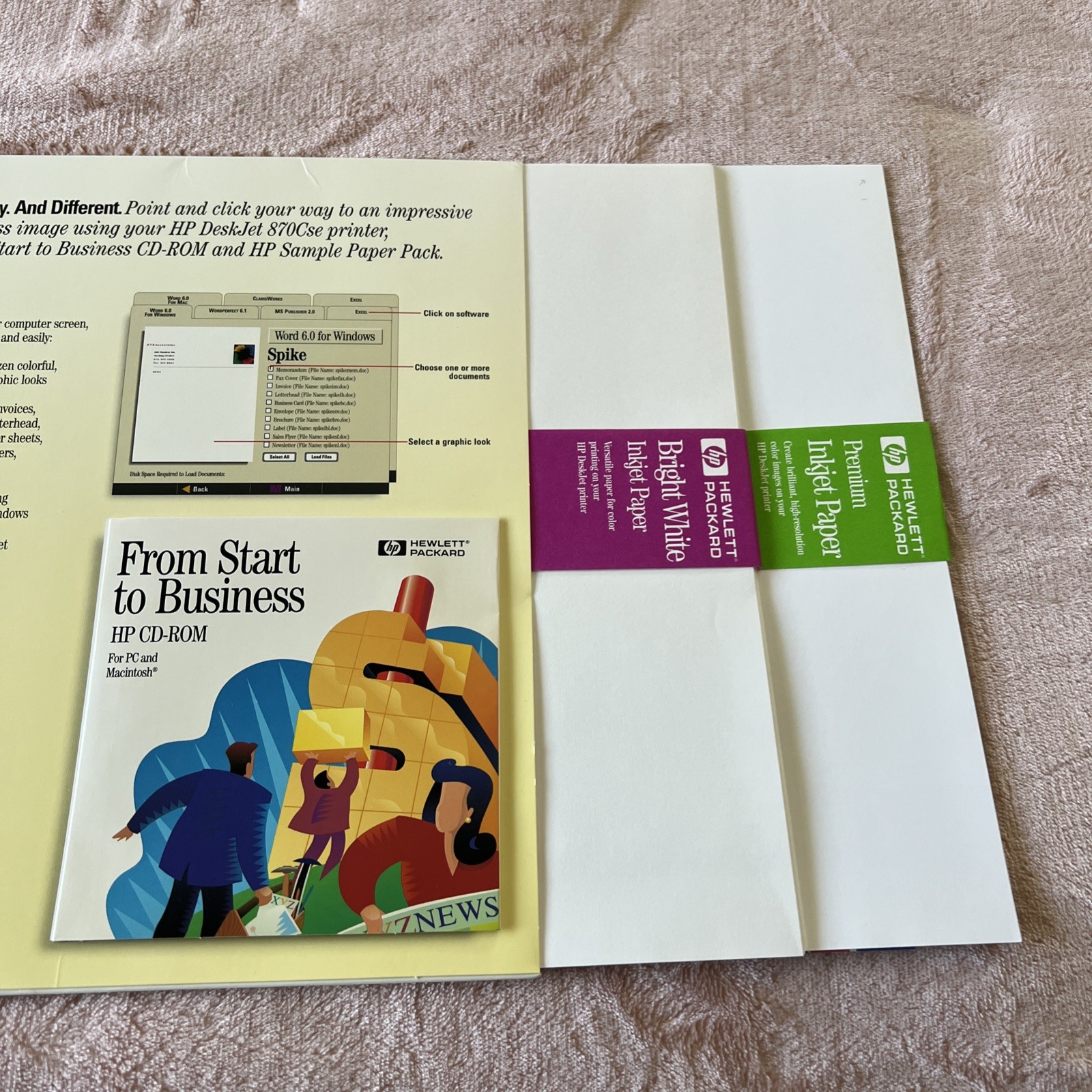 HP Print Kit from start to business w/CD