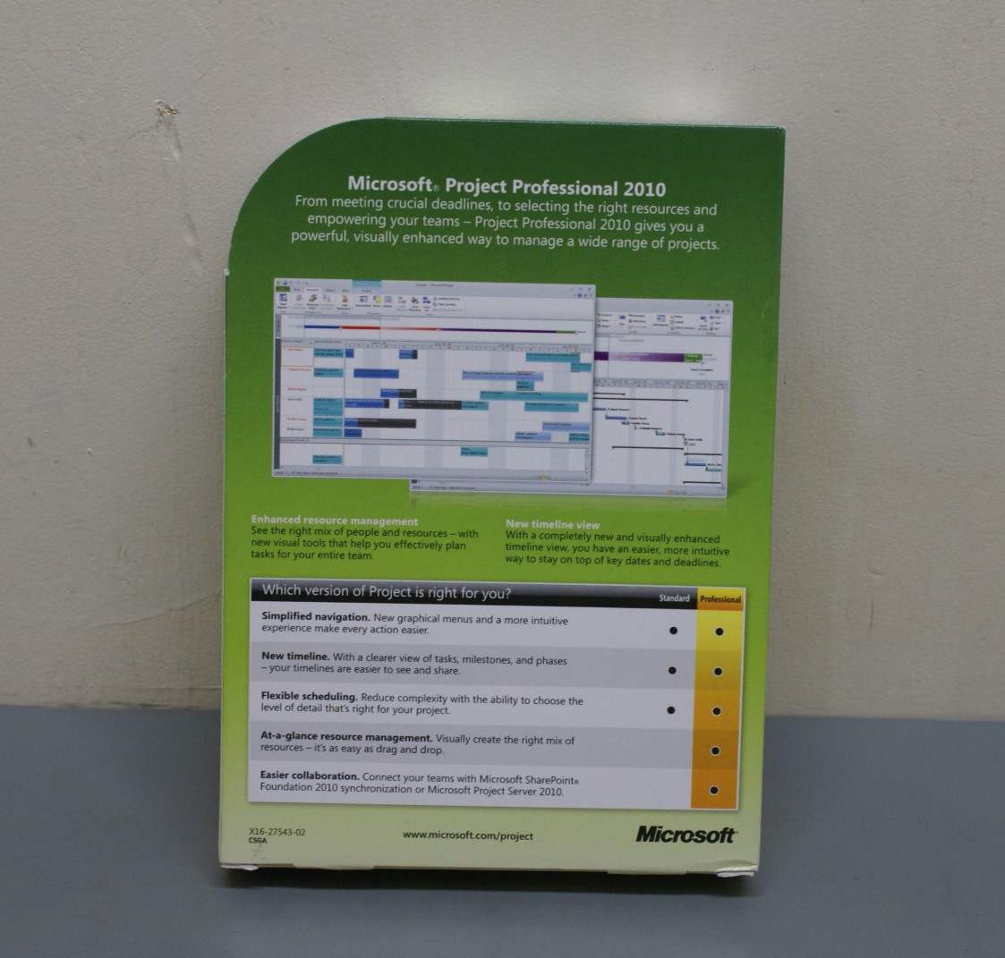 Microsoft Project Professional 2010 Full Version 1C