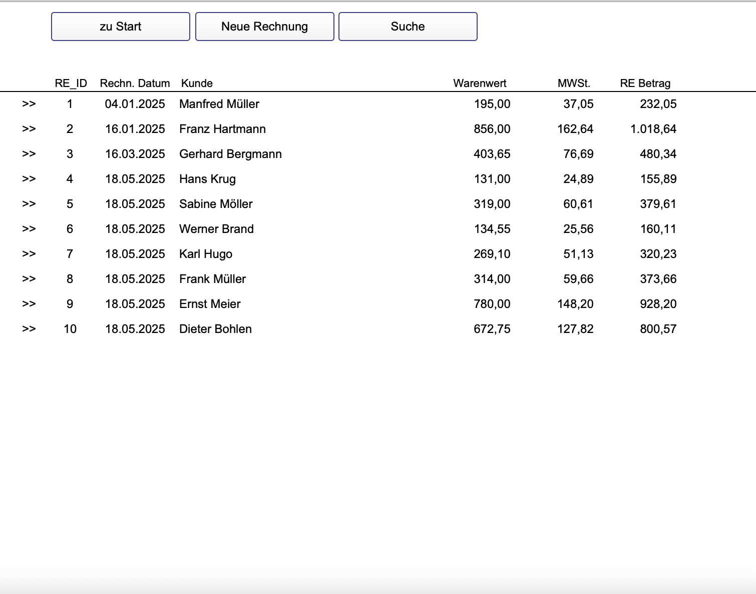 Invoice program invoice software no Excel also § 19 small business Mac Win