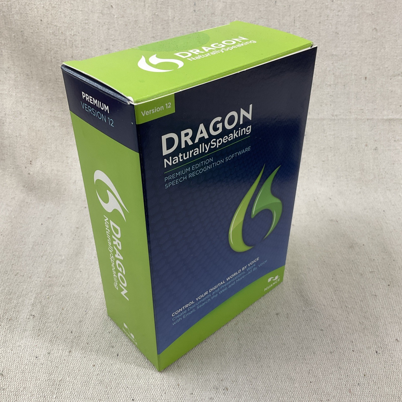 Nuance Dragon NaturallySpeaking 12 Premium Speech Recognition Software DVD