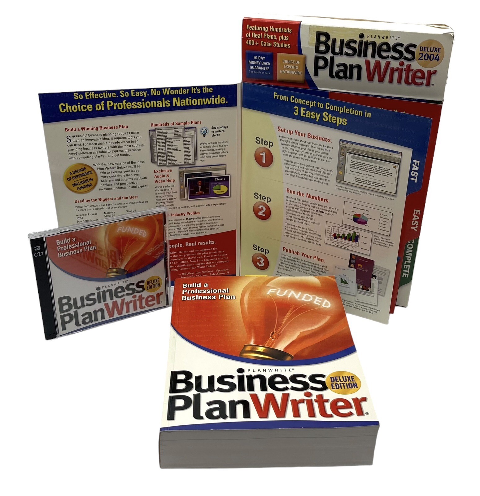 Planwright Business Plan Writer Software Deluxe 2004 Brand New Sealed