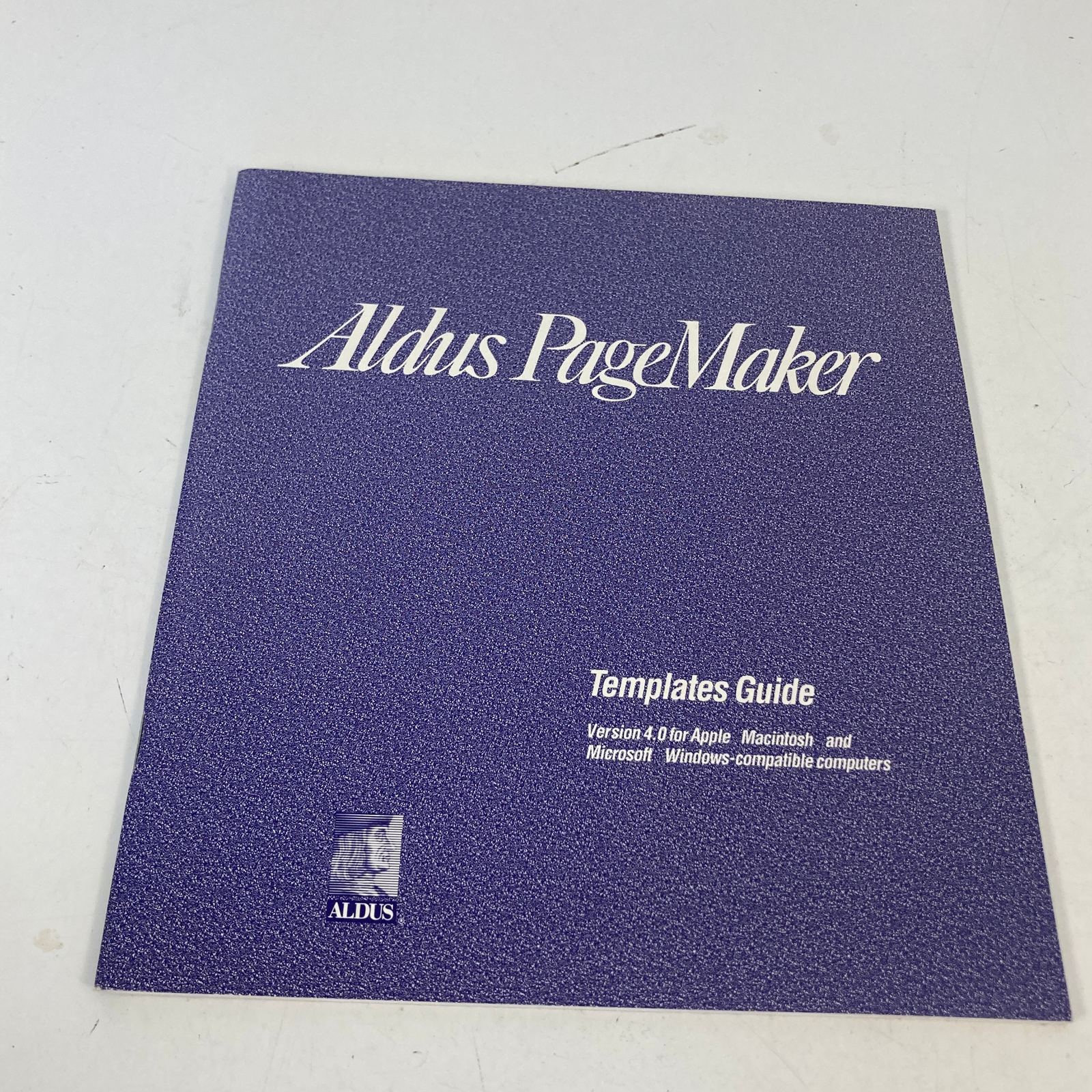 Aldus PageMaker Version 4.00 For Apple Macintosh 3.5″ Floppies 1990