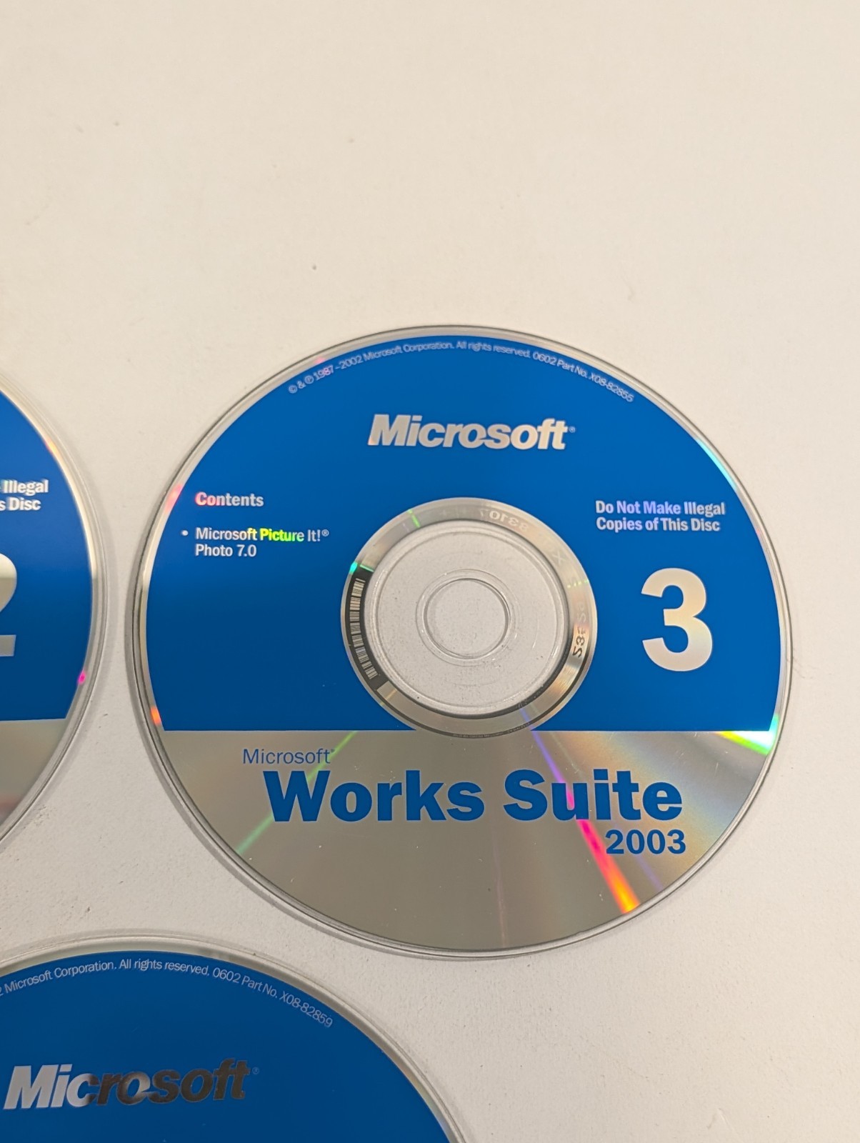 Microsoft Works Suite 2003 | 5 Discs | DISCS ONLY