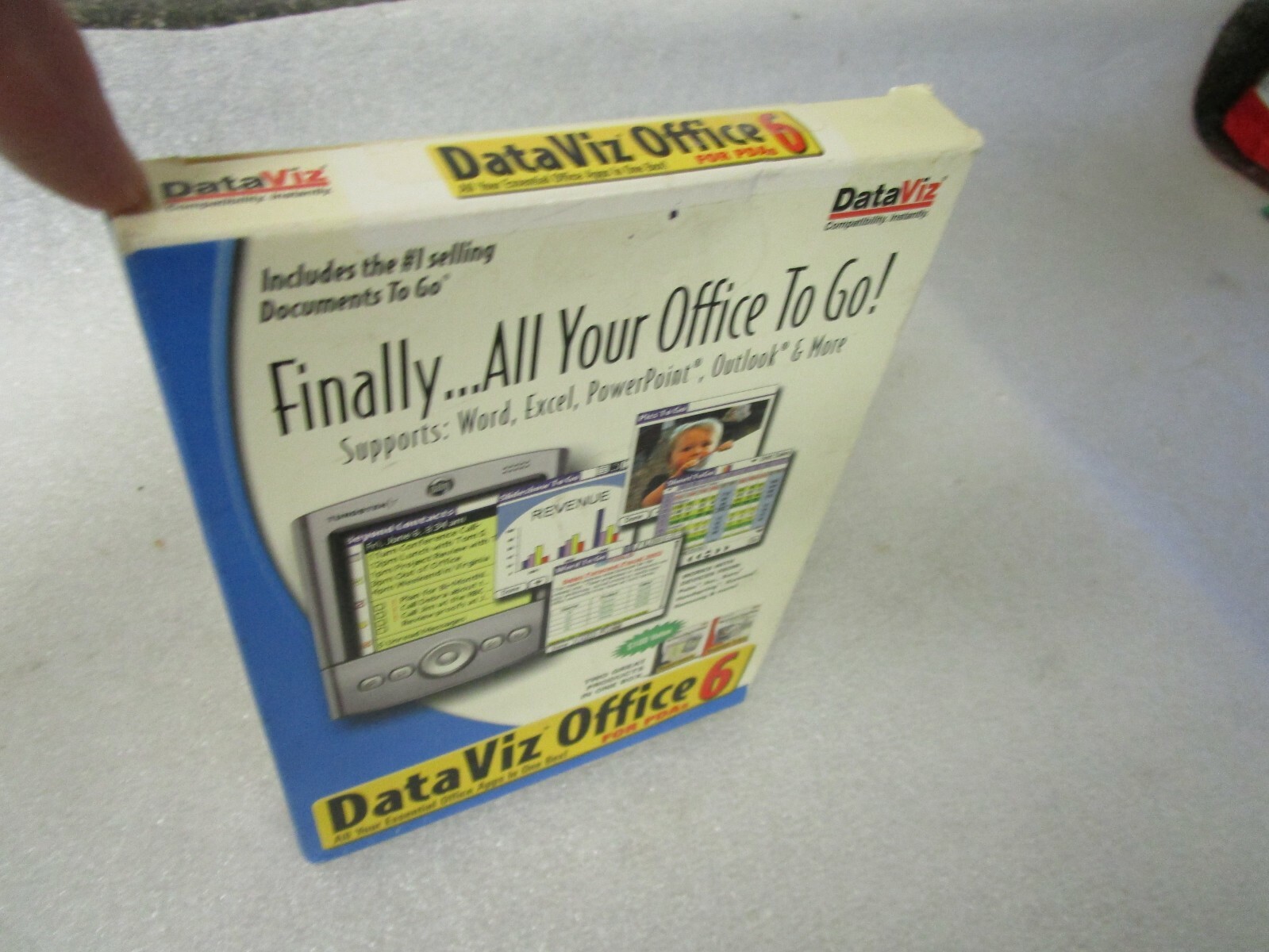 DataViz Office 6 for PDAs – Factory Sealed Retail Box for Palm – New