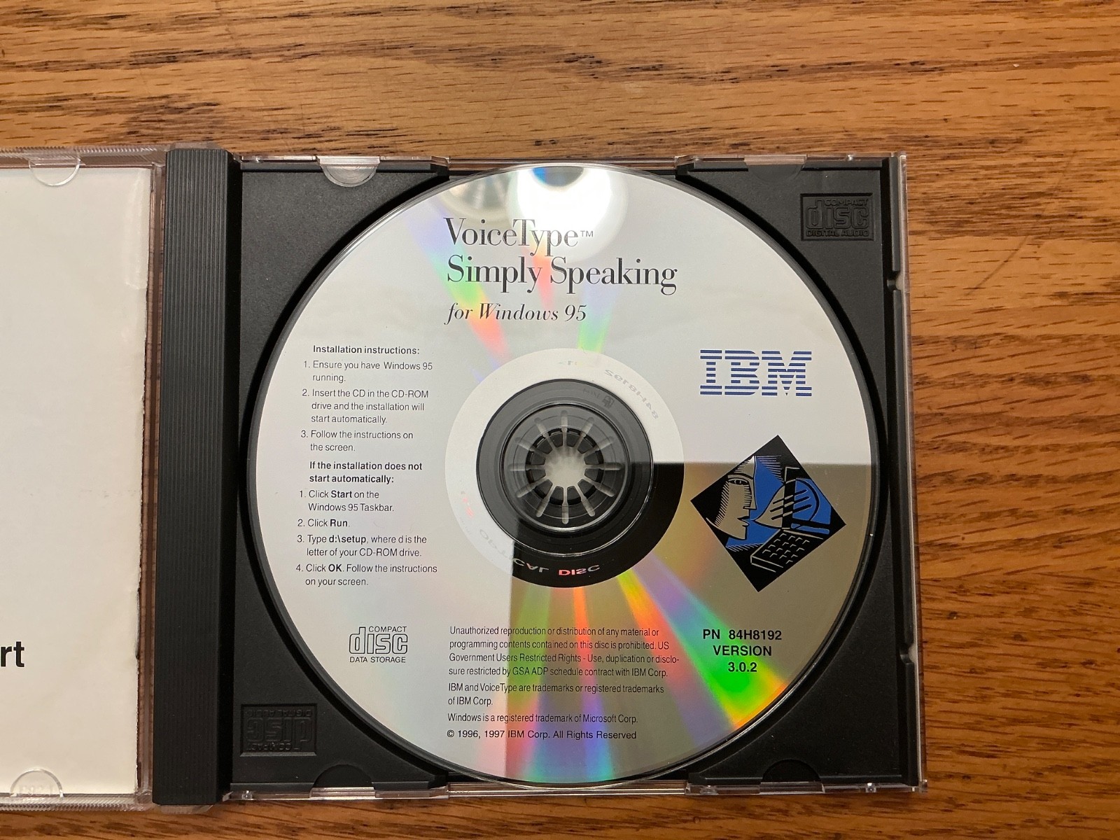 IBM Voice Type Simply Speaking Vintage Software For Windows 95