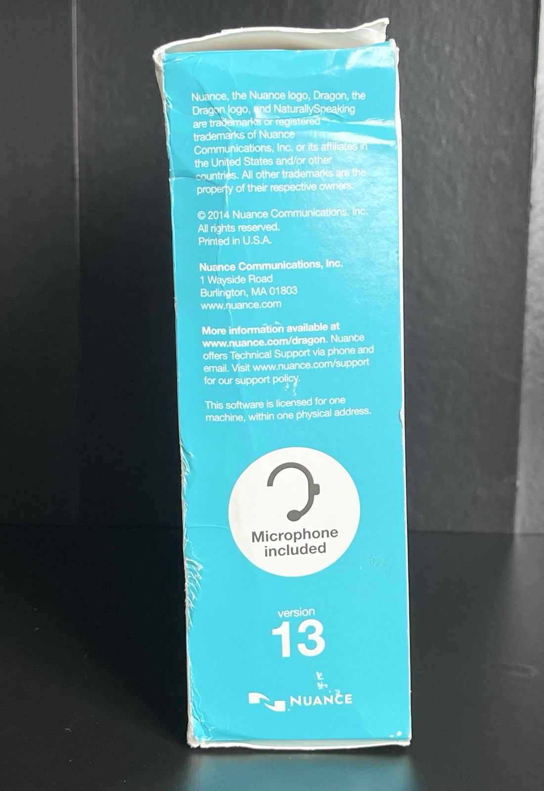 Nuance Dragon NaturallySpeaking Home 13 Speech Recognition Software *OPEN BOX*
