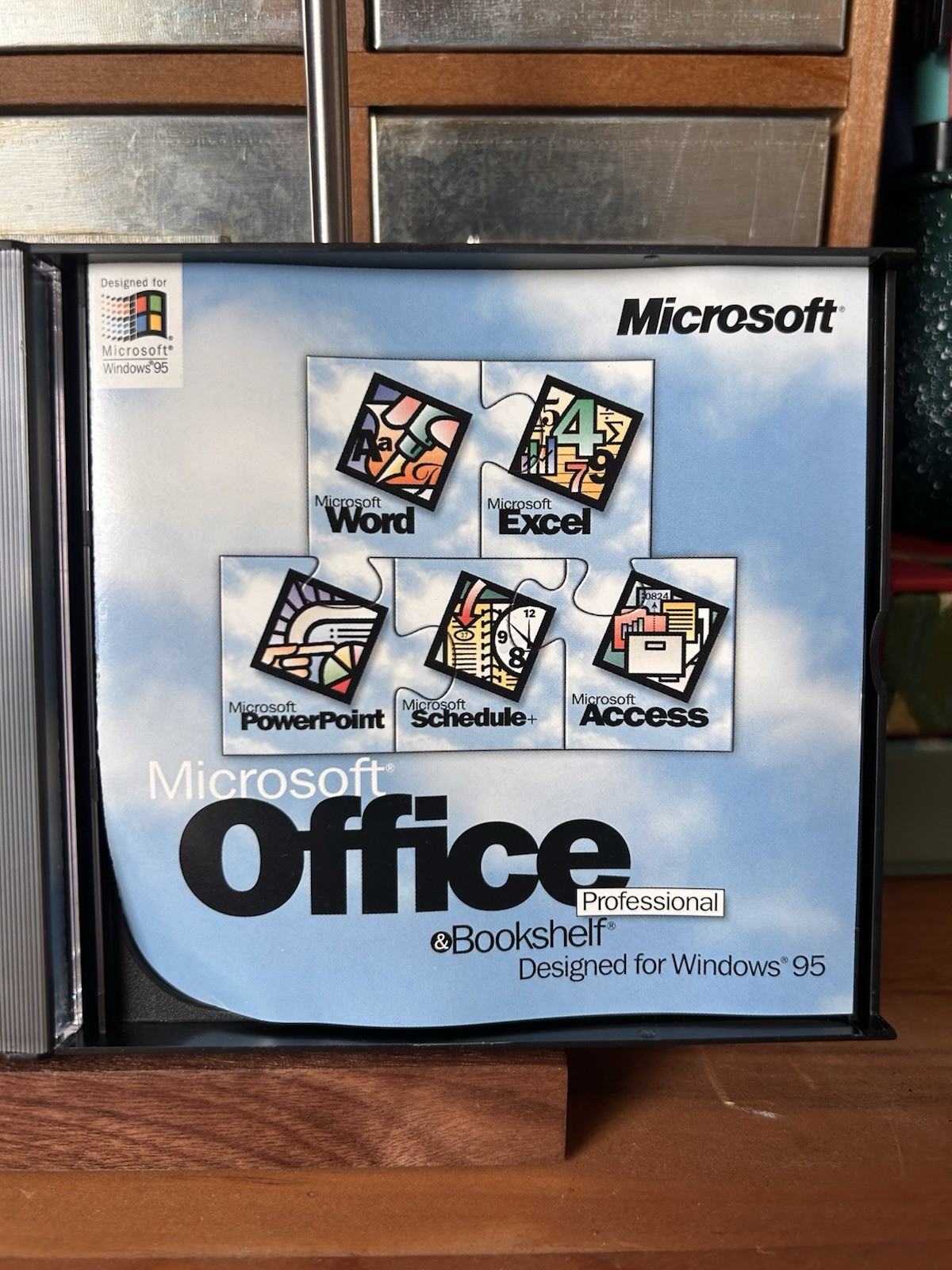 Microsoft Office Professional & Bookshelf for Windows 95 CD-ROM 2-Disc Set