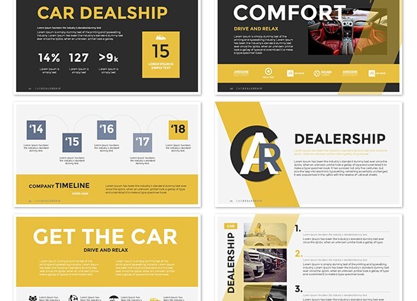 Car Dealrship PowerPoint presentation templates