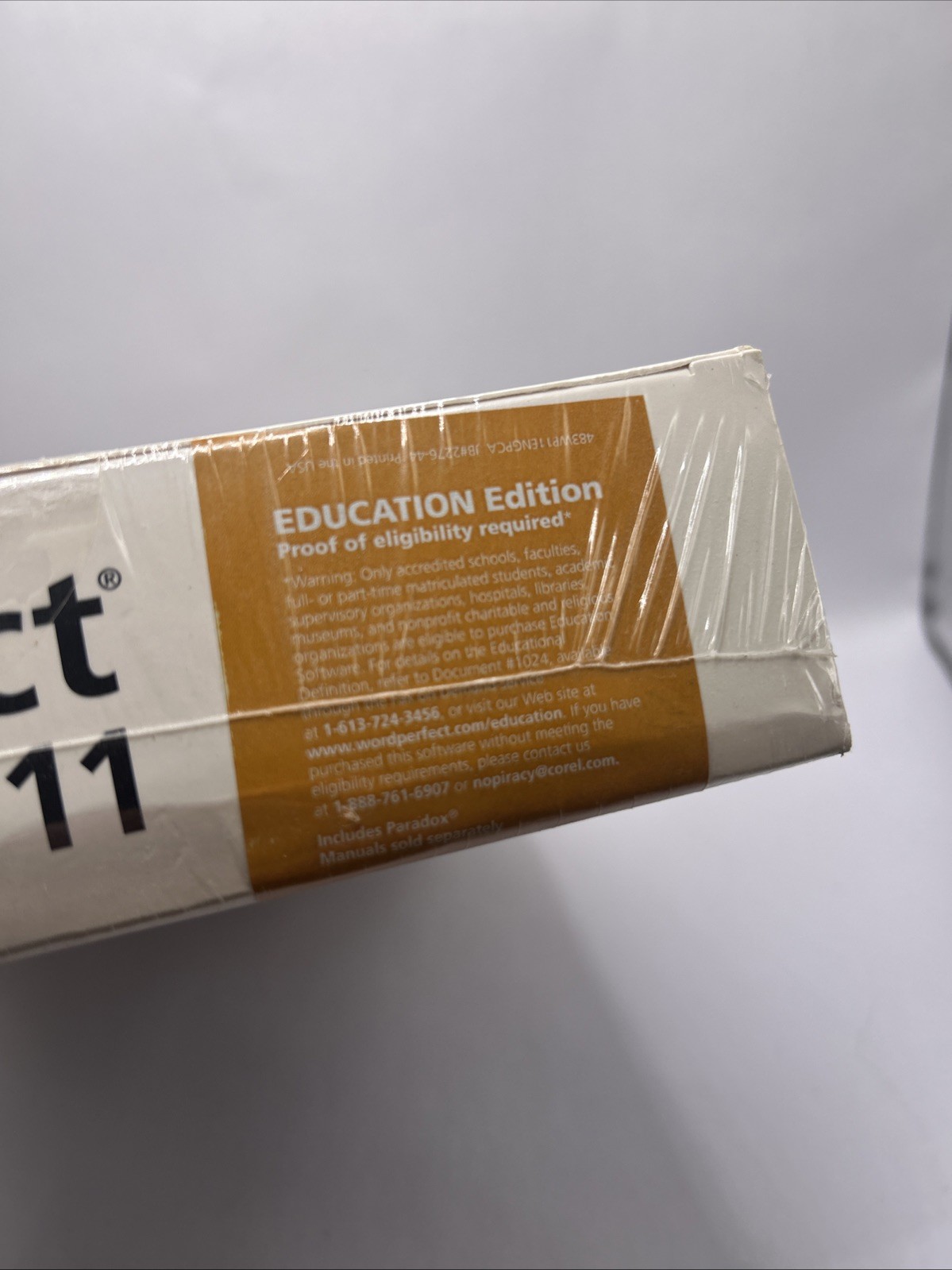 Corel WordPerfect Office 11 WordPerfect Education Edition -NEW SEALED