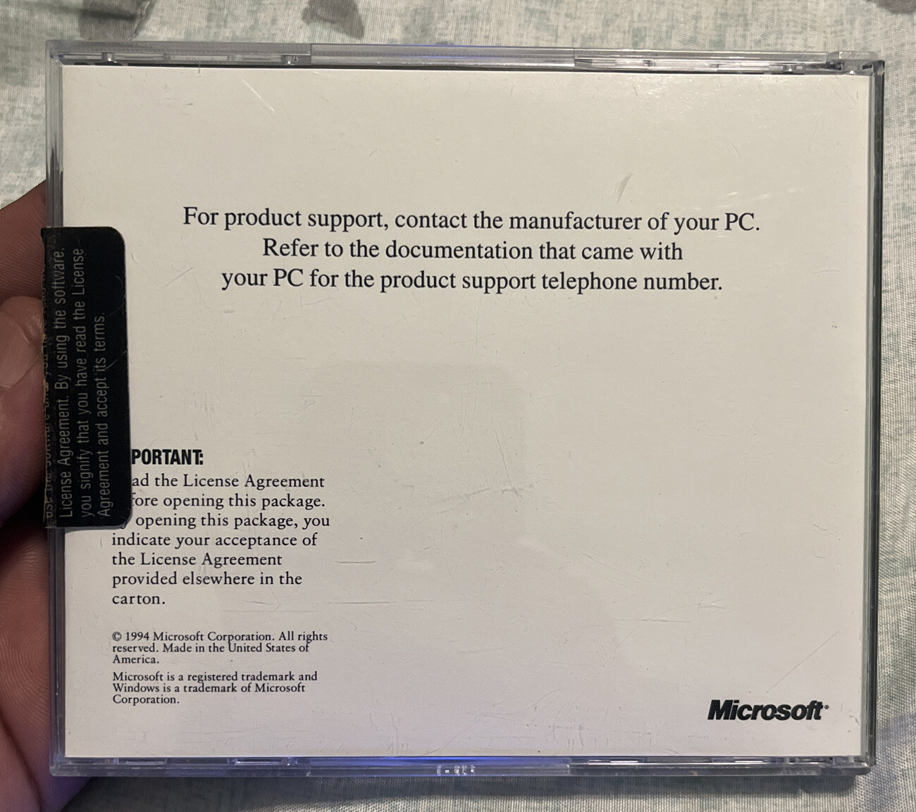 Vtg Microsoft Office Professional Version 4.3, 1994 EUC Rare Htf