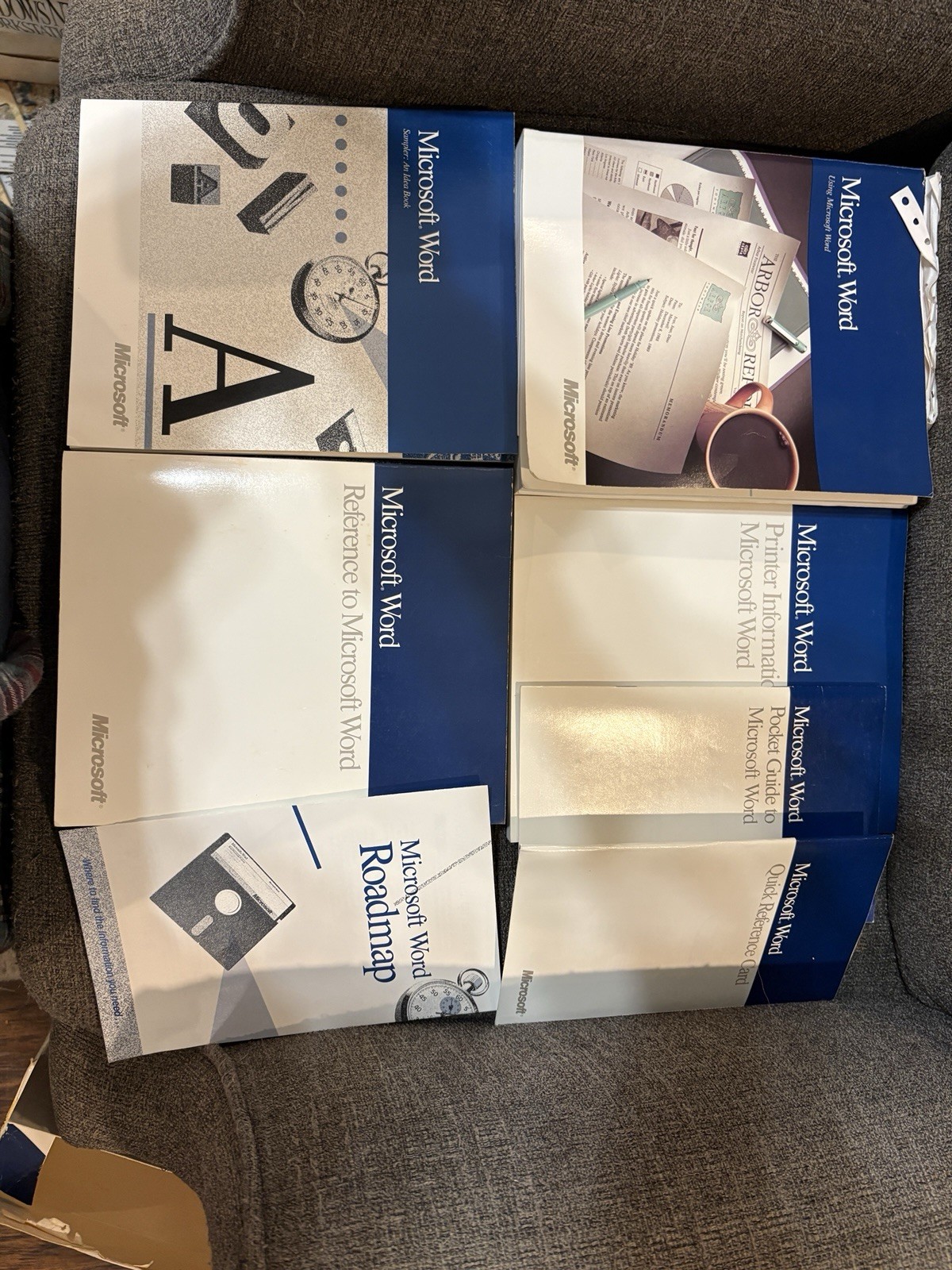 Microsoft Word Version 5.0 1988 5 1/4″ Floppy Disks In Original Box Vintage