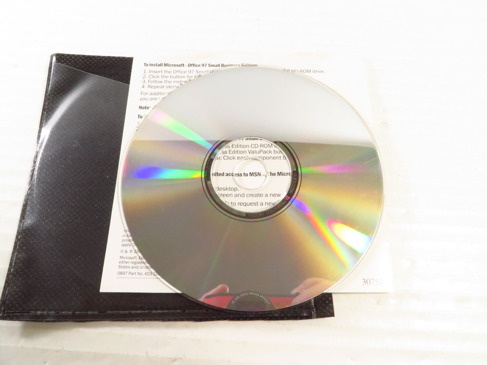Microsoft Office 97 Small Business Edition Pre Owned For Windows Vintage 1997