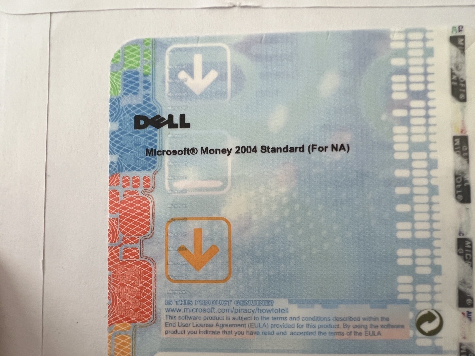 DELL Microsoft Windows XP Professional 2002 & DELL Microsoft Money 2004 SEALED