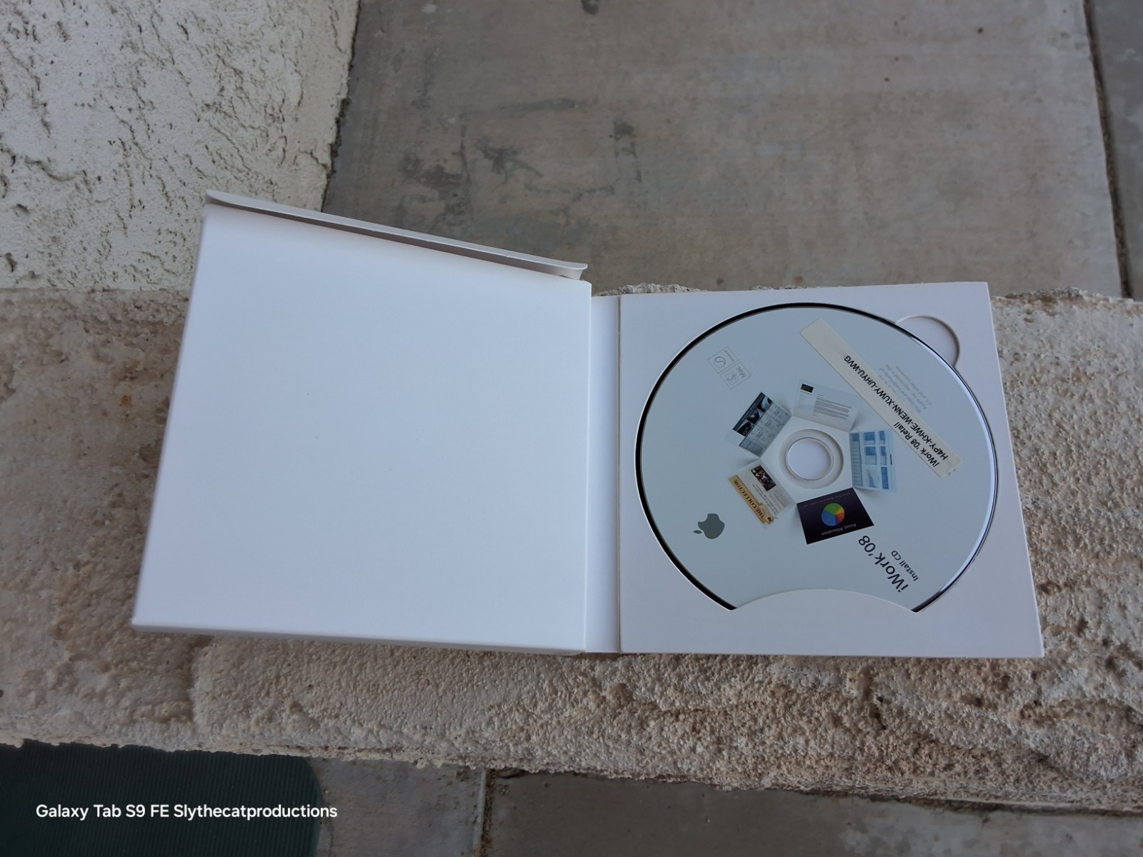 Apple iWork 08 for Mac not used in a while.