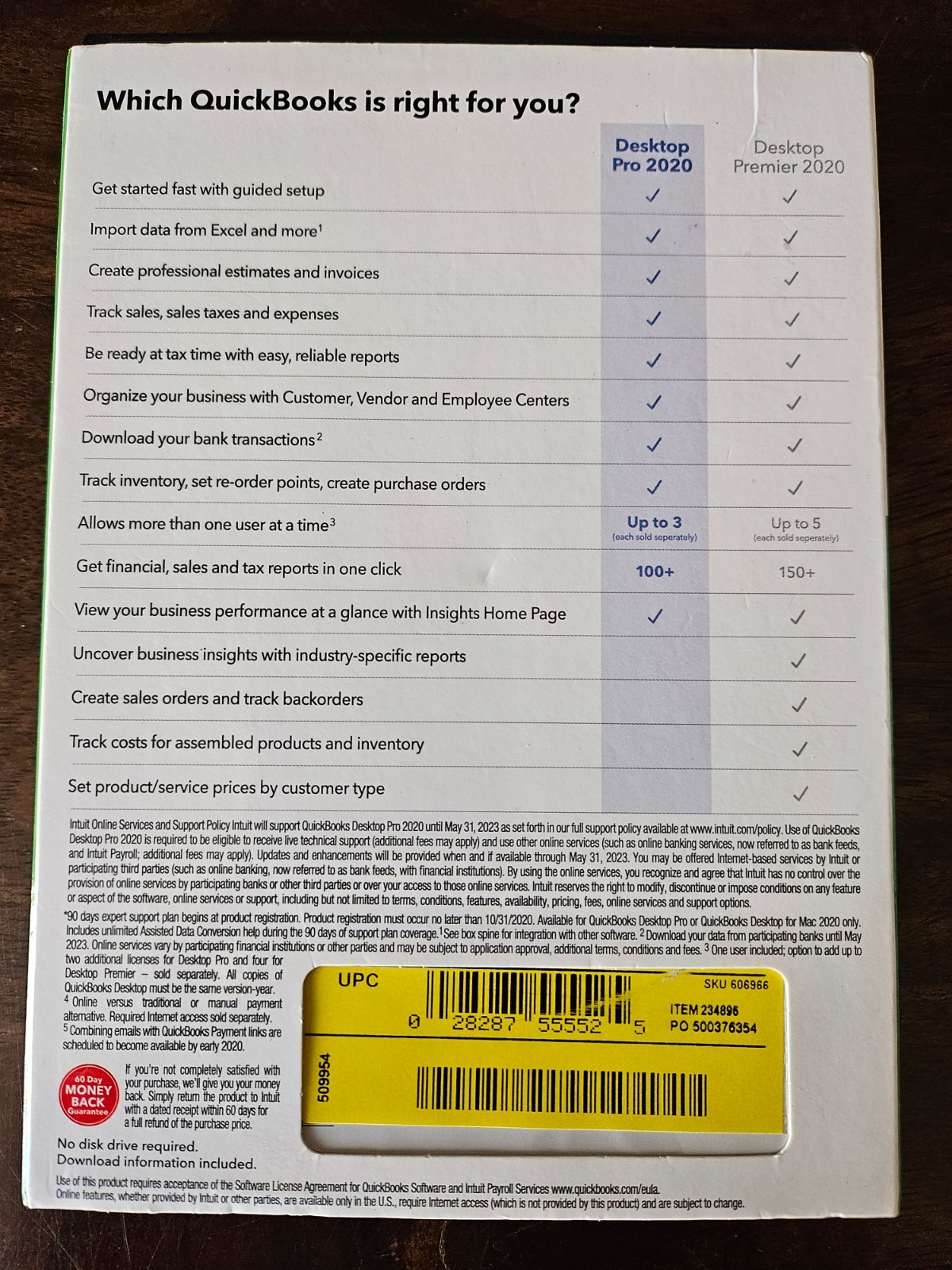 Quickbooks Desktop Pro 2020 Windows – NO SUBSCRIPTION – AUTHENTIC – TESTED!