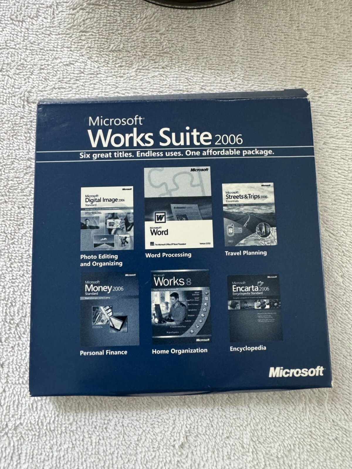 MICROSOFT WORKS SUITE 2006 – WITH PRODUCT KEY!!!
