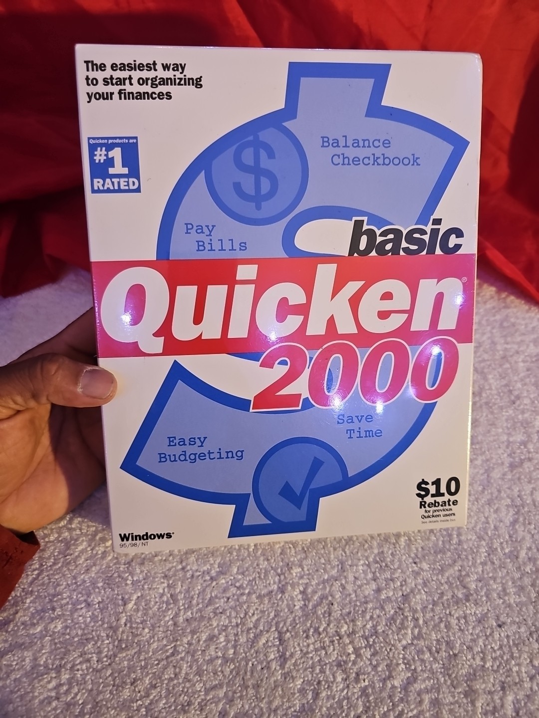 Intuit Quicken 2000 for Windows – Complete Boxed Financial Software NEW Sealed”