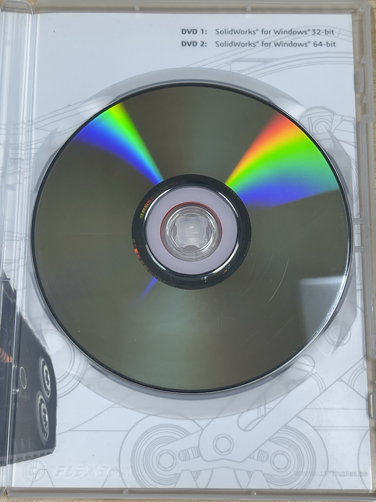 SolidWorks 2014 DVD 2 Discs 64-bit Microsoft NO Serial# Included