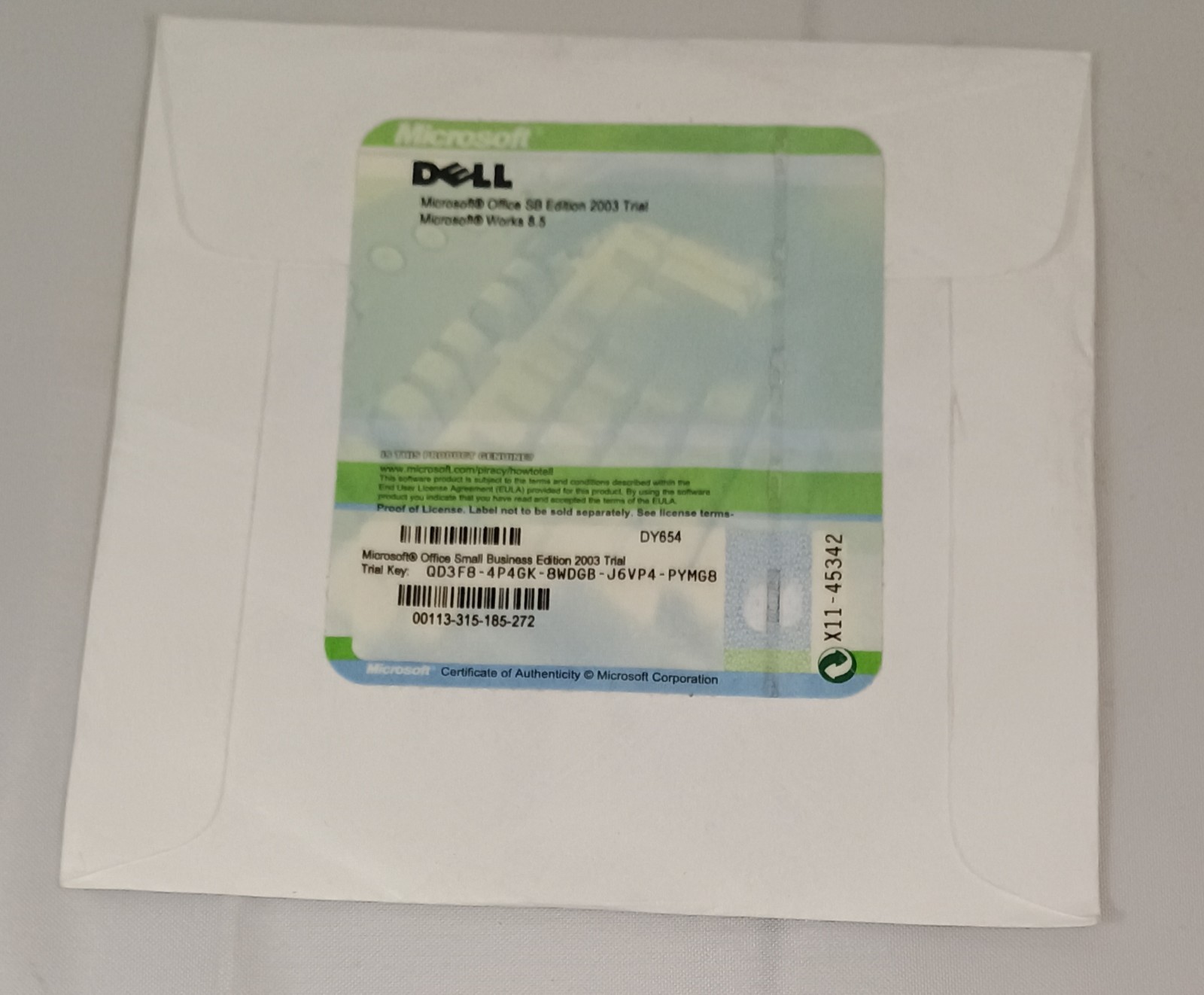 Microsoft Works 8.5 2003 Trial Brand New /Sealed