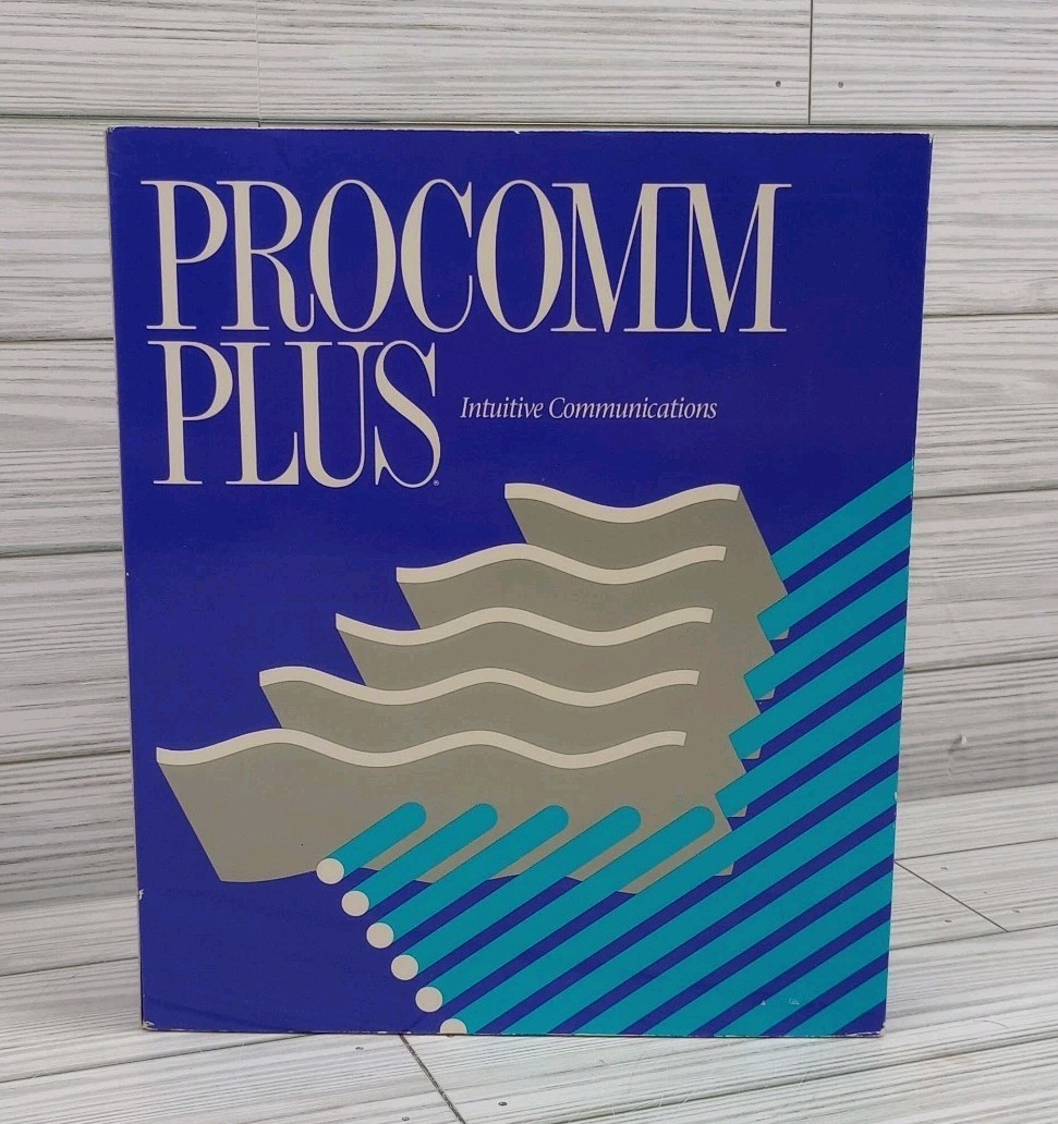 International Procomm Plus 2 2.01 Dos 5.25 Rare Vintage Box Collector Windows