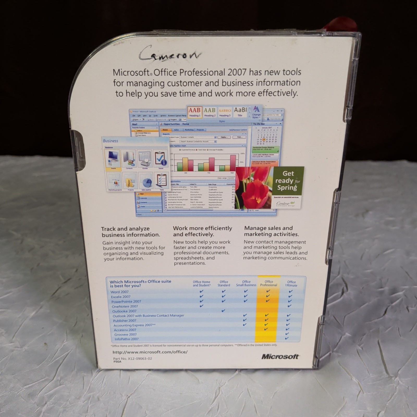Microsoft Office 2007 Professional Full English Retail Version w/ Product Key