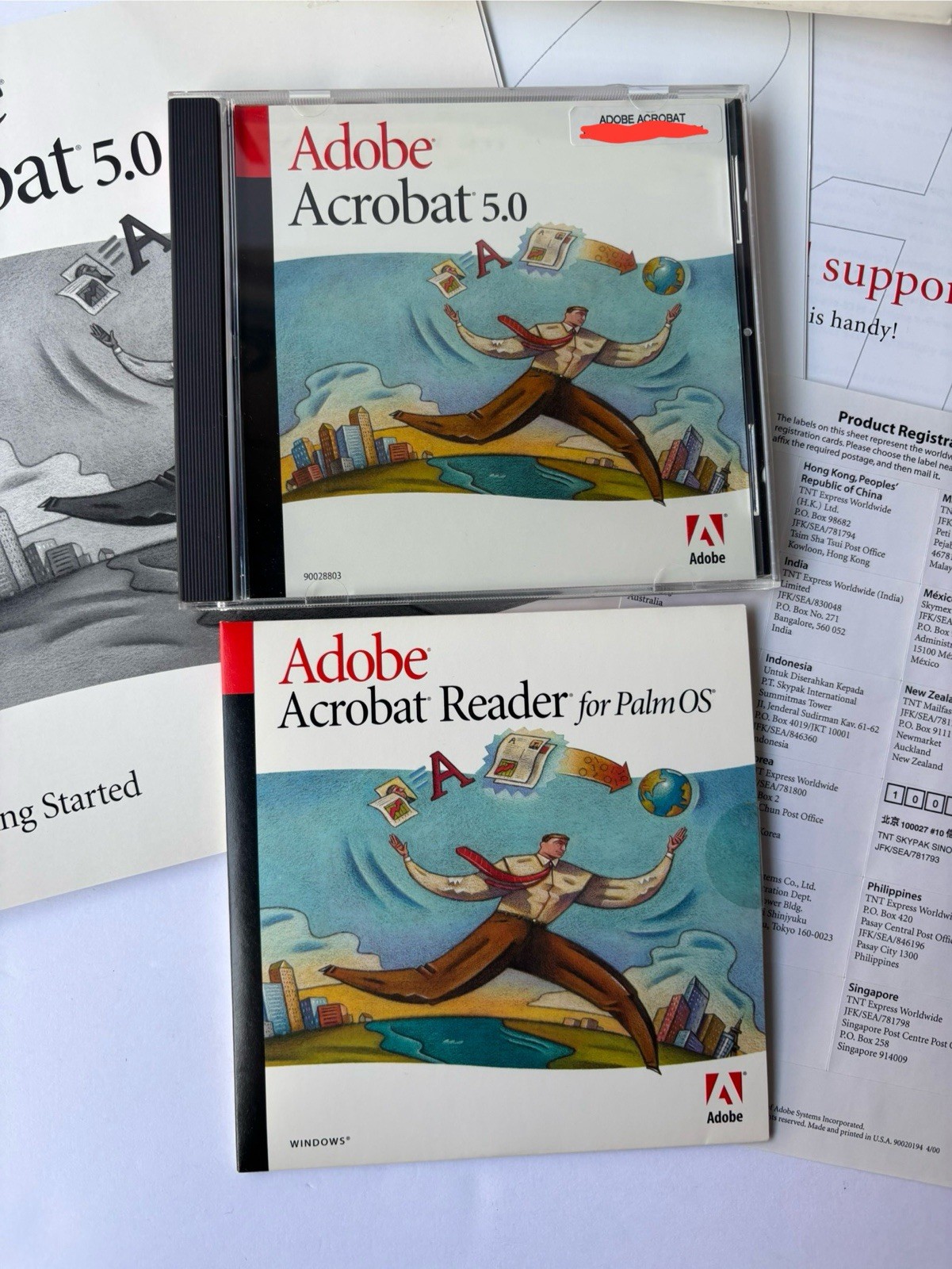 Adobe Acrobat 5.0 Full Retail Version CD w/ Product Key Windows Mac Big Box