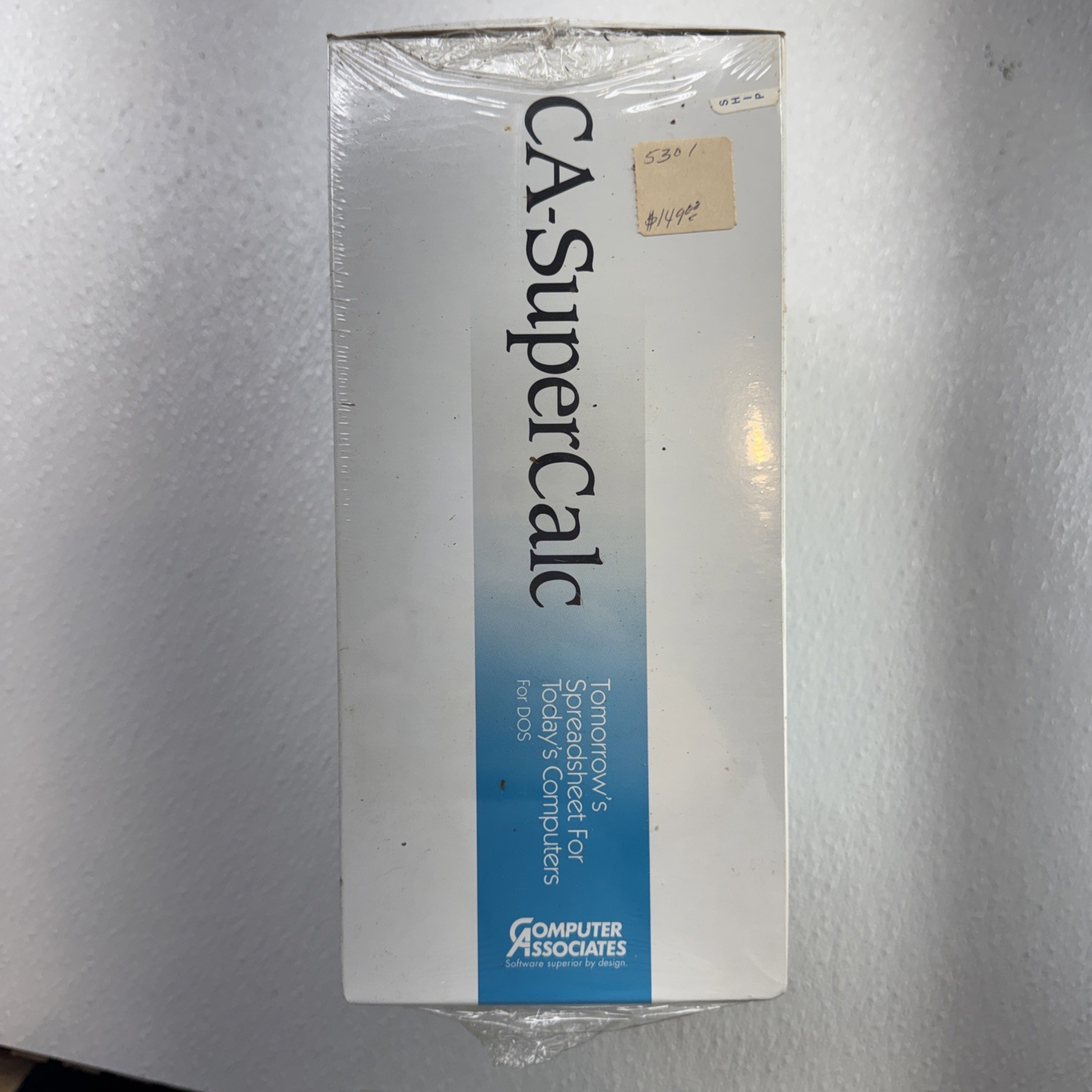 NEW CA-SuperCalc for DOS Computer Associates DEMO PRODUCT