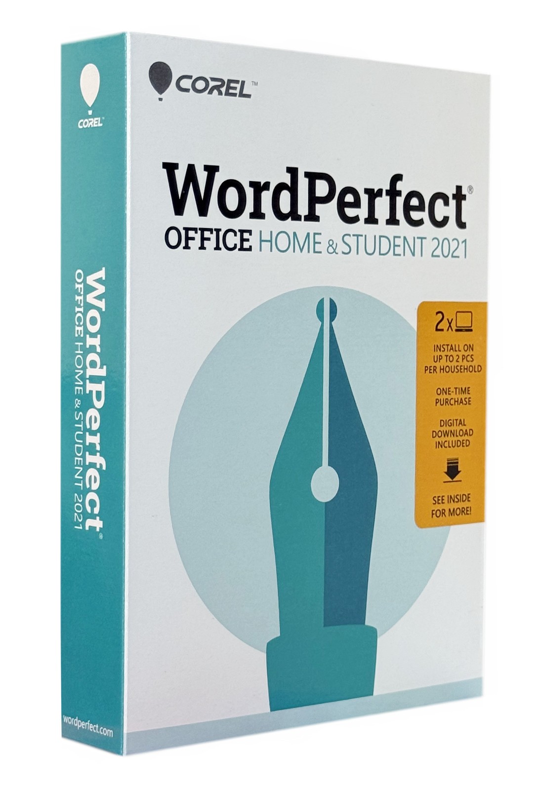Corel WordPerfect Office Home & Student 2021 – New Retail Box, WP2021HSEFMBAM