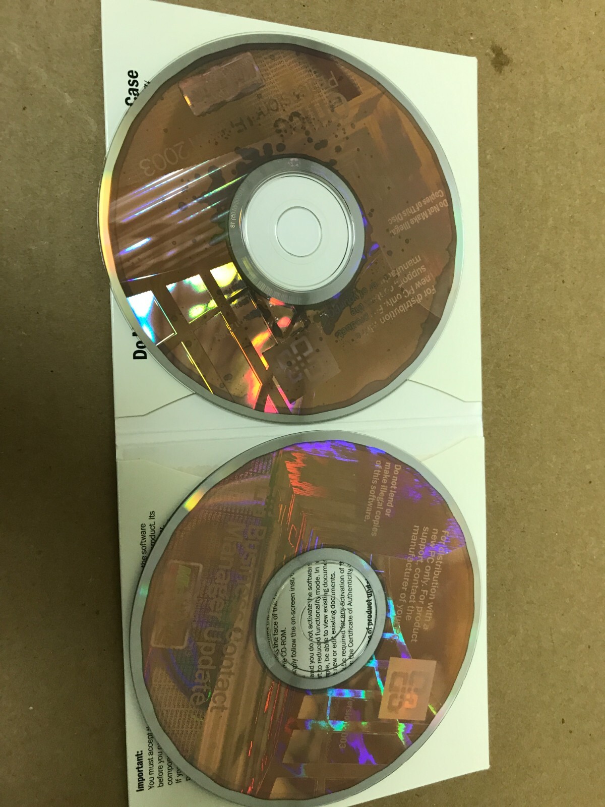 Lot of 10 Microsoft Office Small Business Edition 2003 SBE All w/ BCM and Keys
