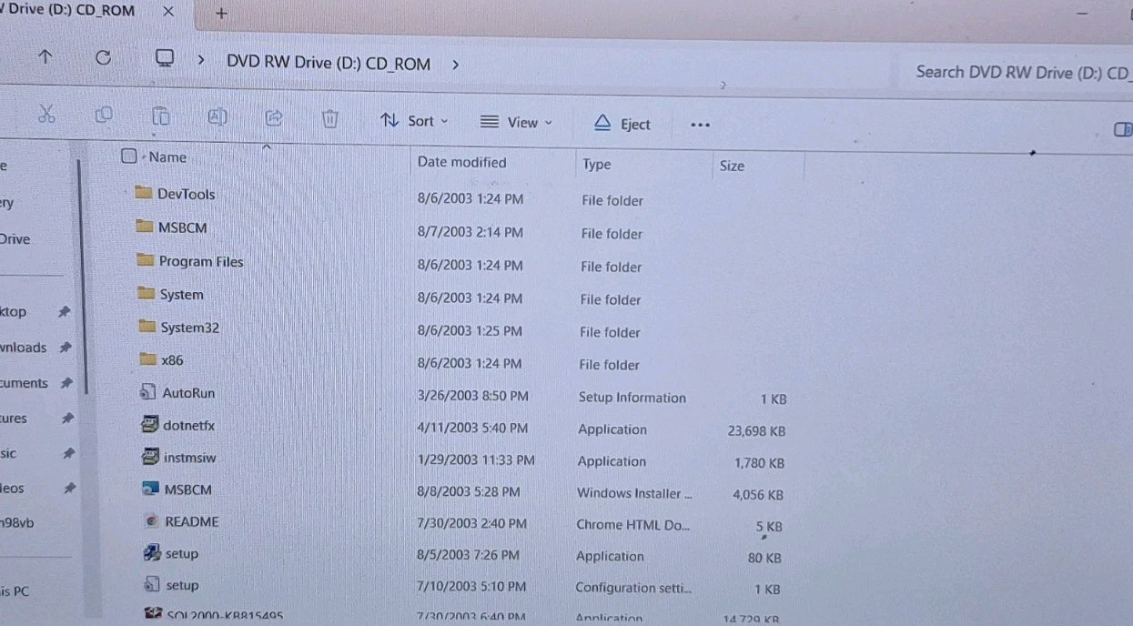 Microsoft Office Professional Edition 2003 CD w/Contact Mgr & Key Tested