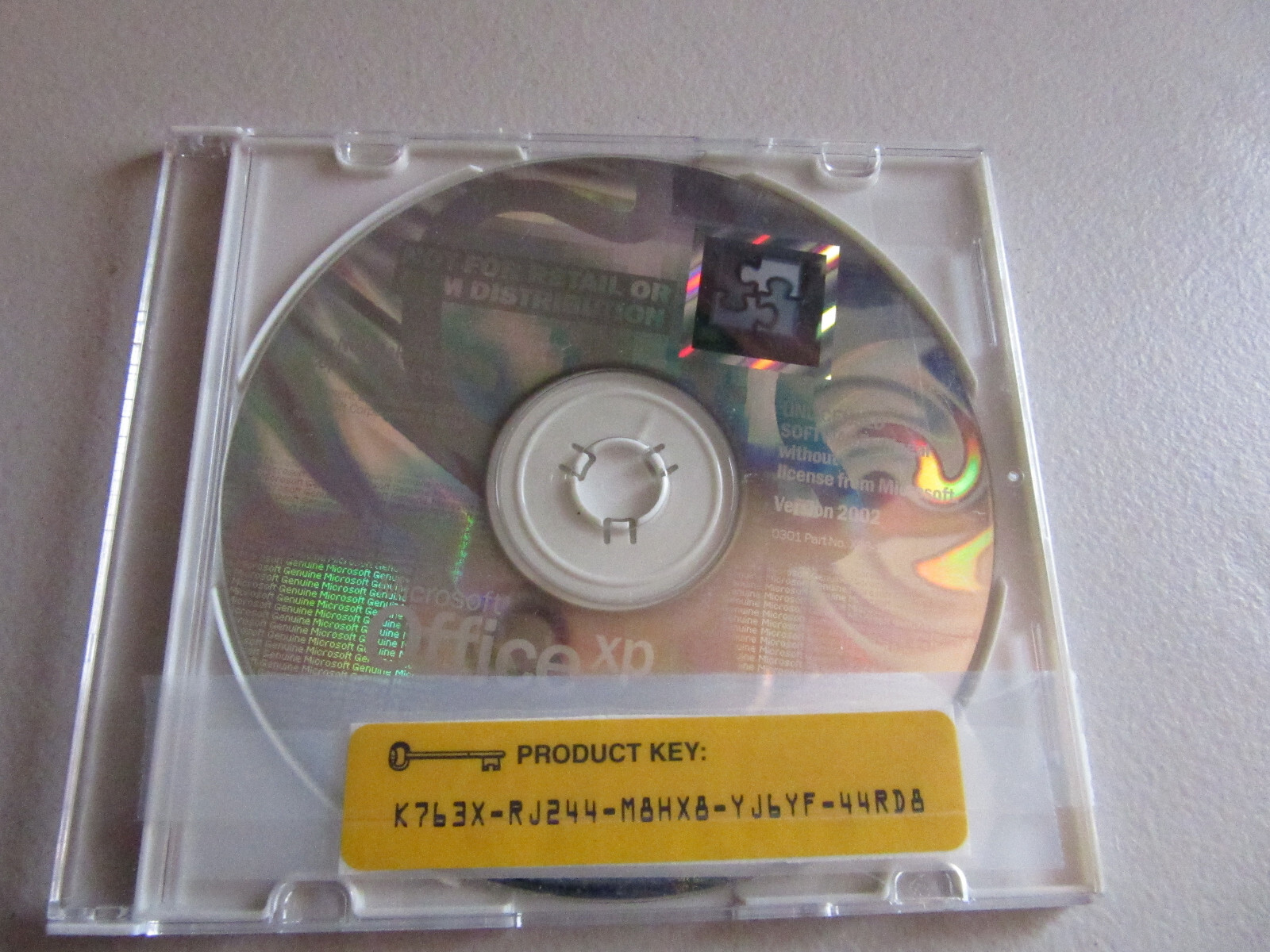 Microsoft Office XP Professional 2002 With Product Key!!!!