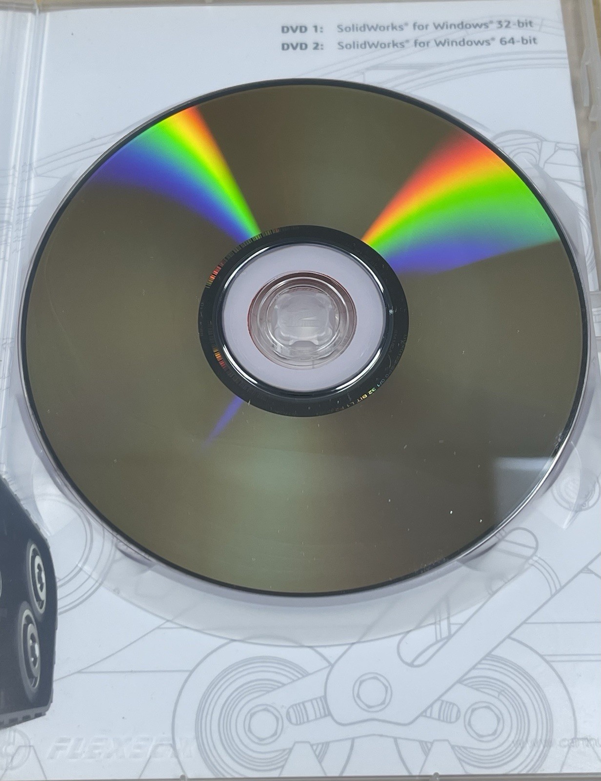 SolidWorks 2014 DVD 2 Discs 64-bit Microsoft NO Serial# Included