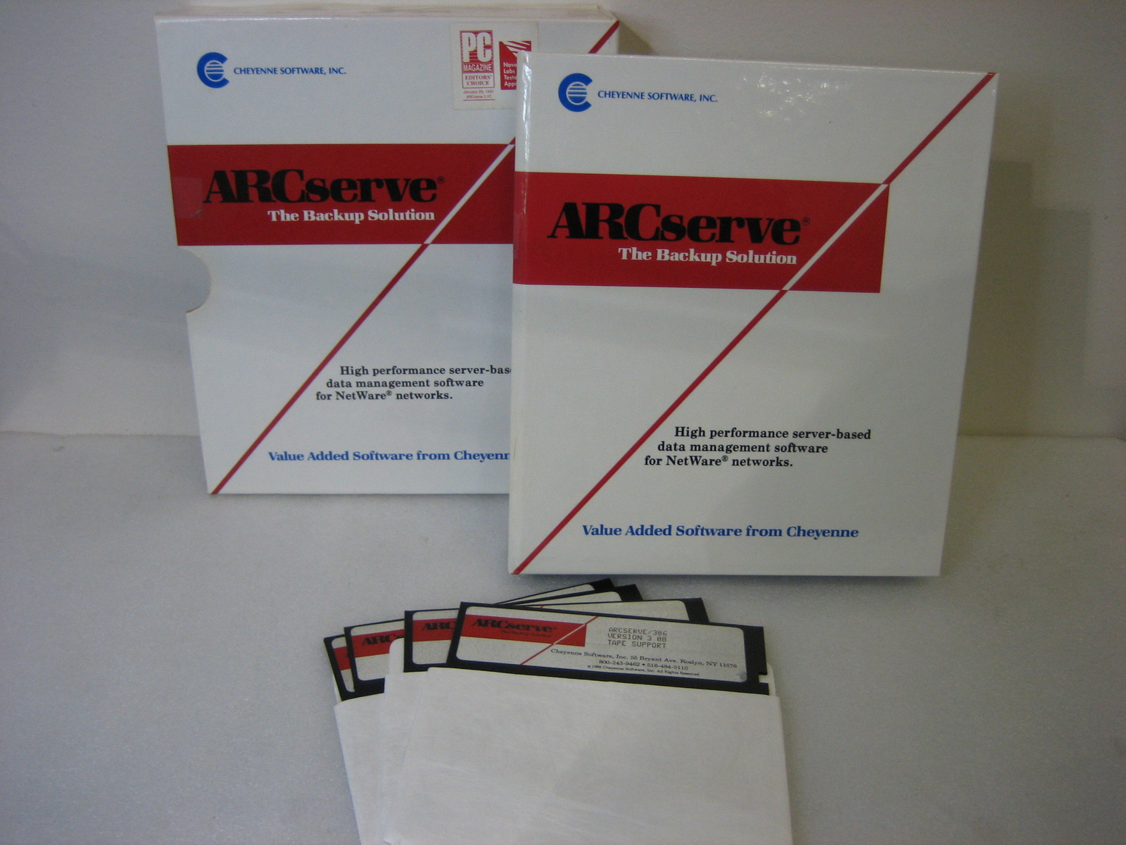 Cheyenne Software ARCserve Version 3.0B 4 – 5.25″ Floppy