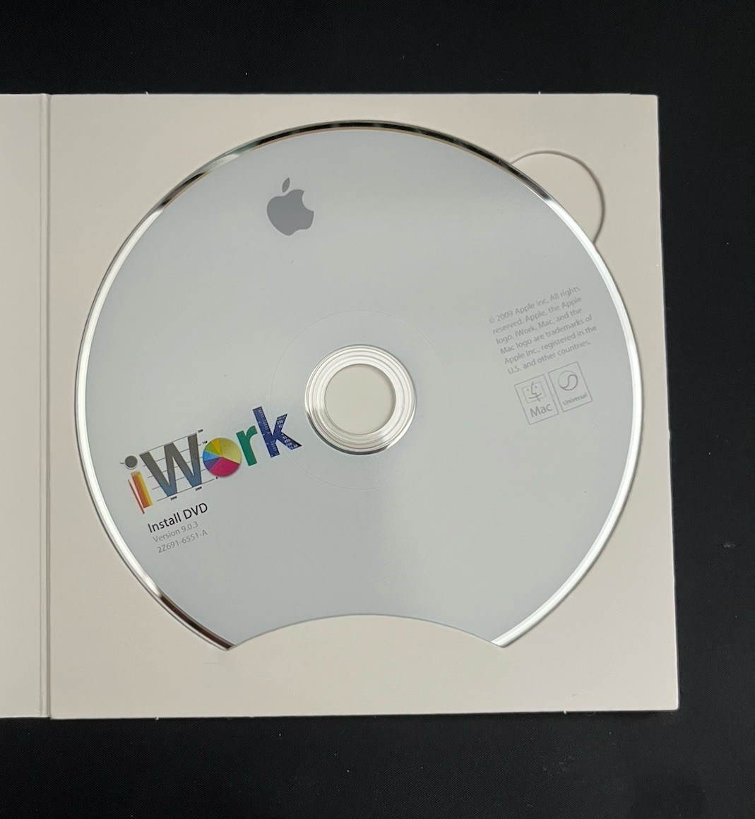 New APPLE IWORK 09 Family Pack Mac DVD-ROM v. 9.0.3 Authentic Sealed NIB $79 !