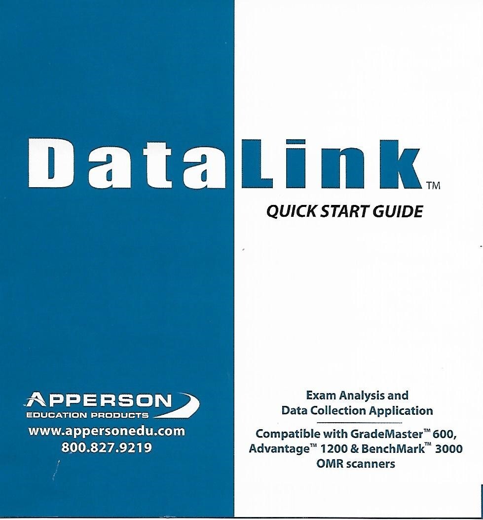 Apperson Datalink Software / User Manual /Quick Start Guide