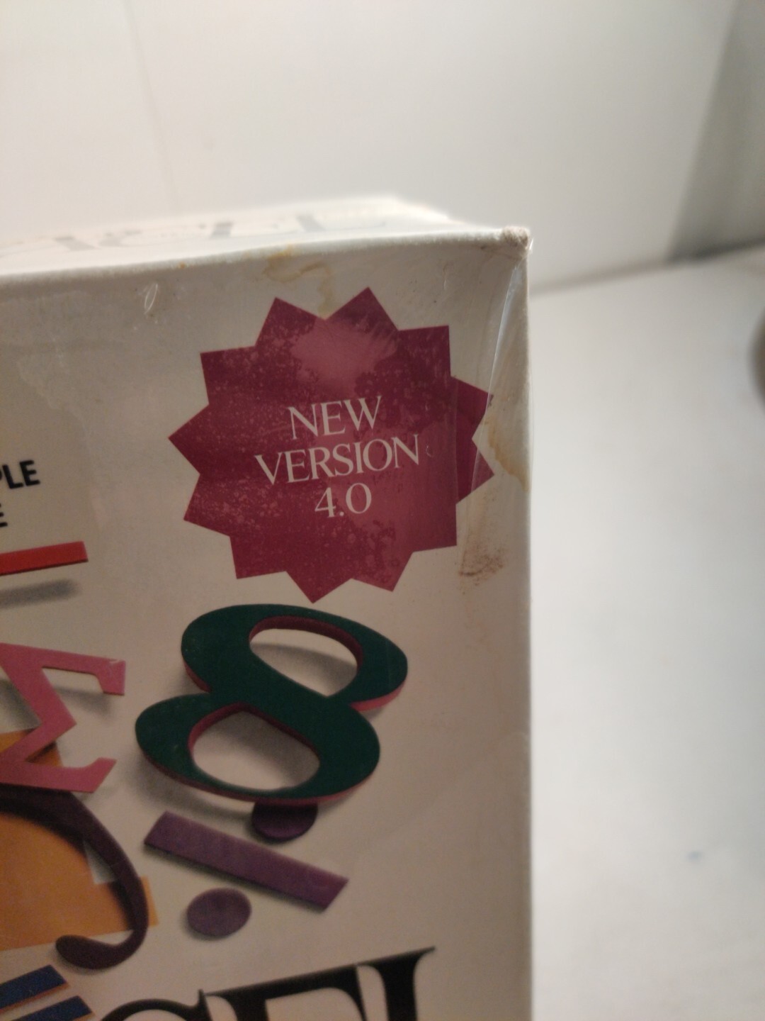 Microsoft Excel 4.0 for Windows Box Set SEALED Promotional Sample Not For Resale