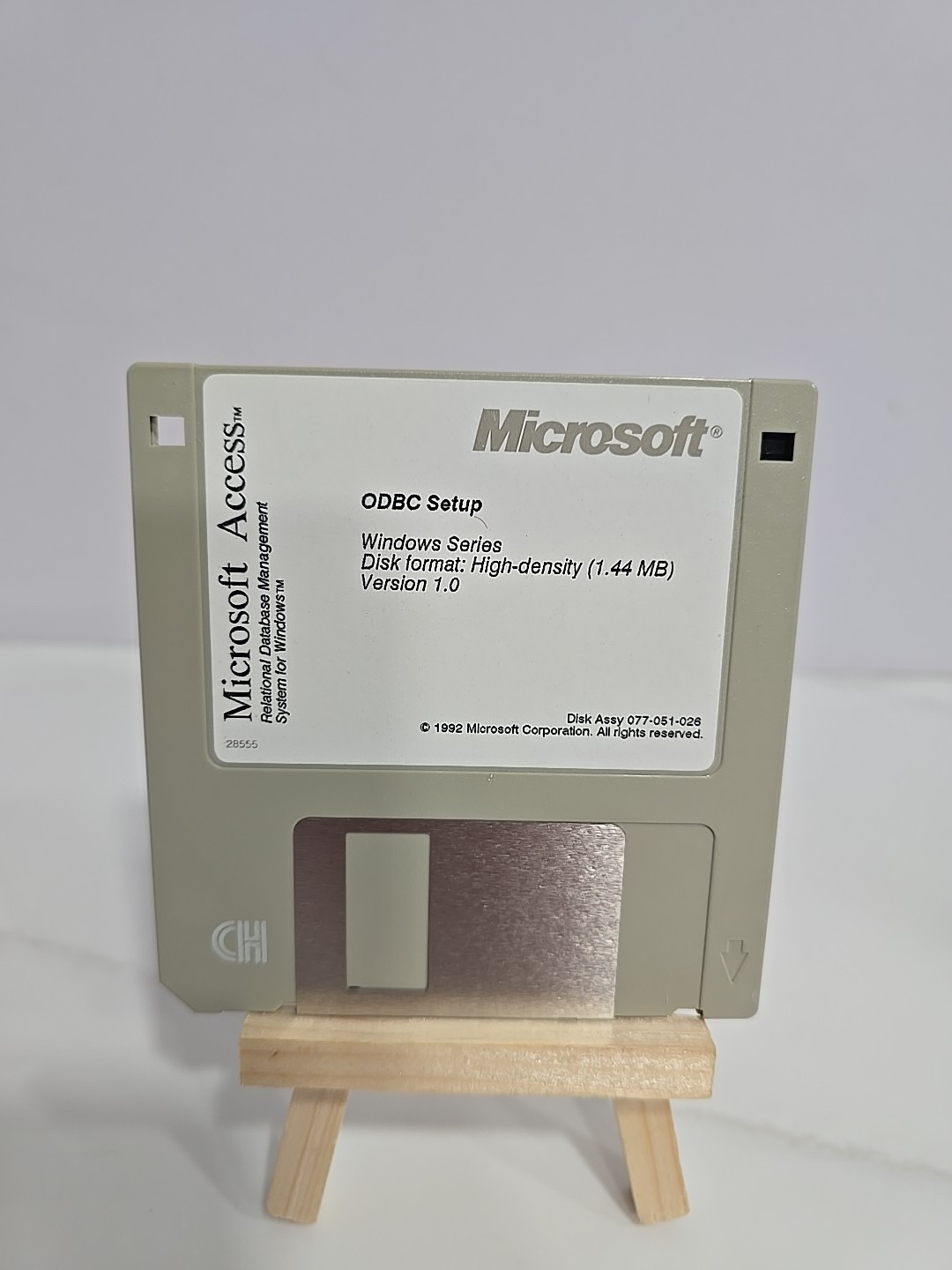 Microsoft Access for Windows 3.5″ Disks 1-6 & ODBC Disk Microsoft 1992 MINT
