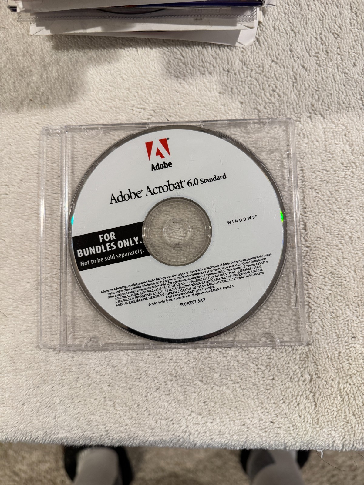 Adobe Acrobat 6.0 Standard for Windows – CD ONLY – NO SERIAL #!!!!