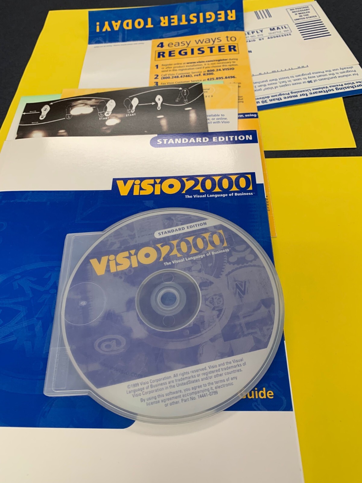 Visio 2000 Software Instruction User Manuals Academic Version, with CD