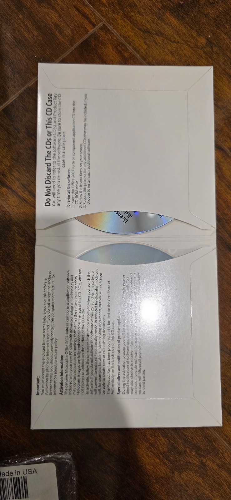 MS Microsoft Office 2007 Small Business Edition SBE Full English Version