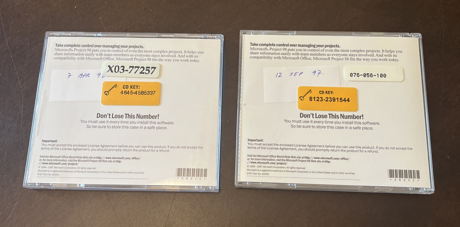 Microsoft Project 98 Latest Edition Project Management Software Windows 95 Or NT