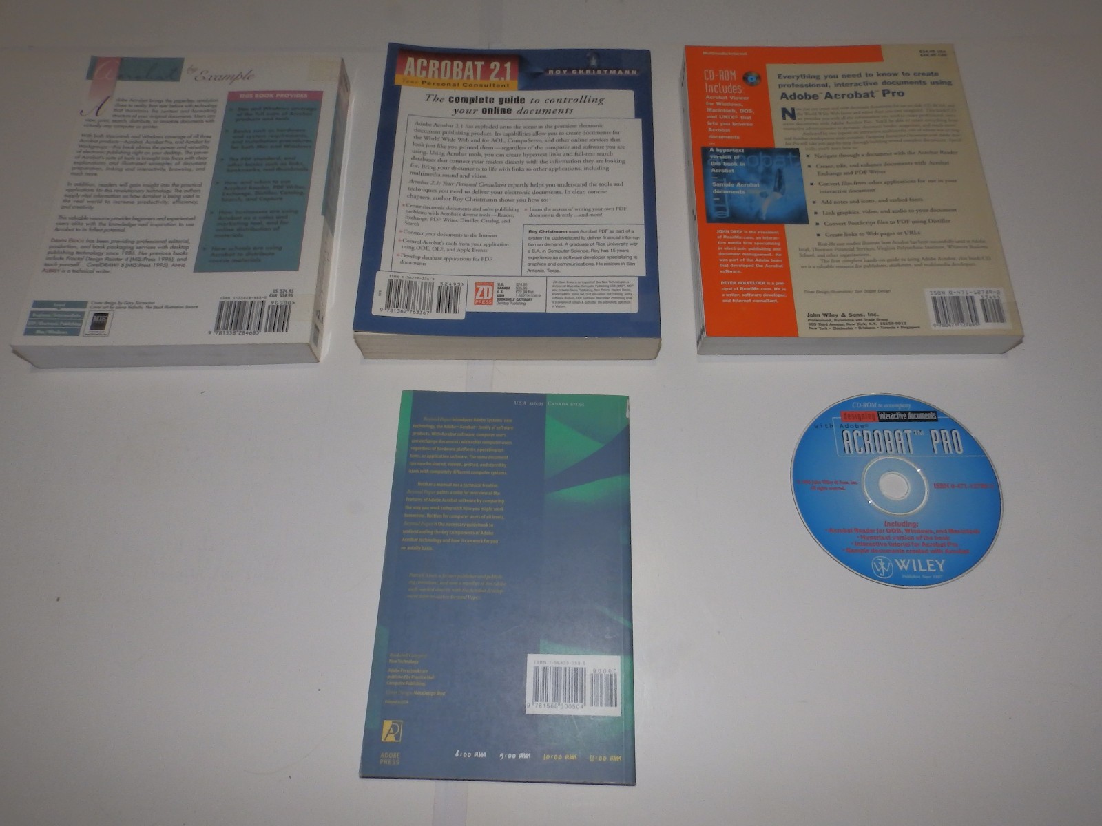 Vintage Software – Adobe Acrobat for Windows v2.0 / 2.1 / 3.0 / 4.0 / 5.0