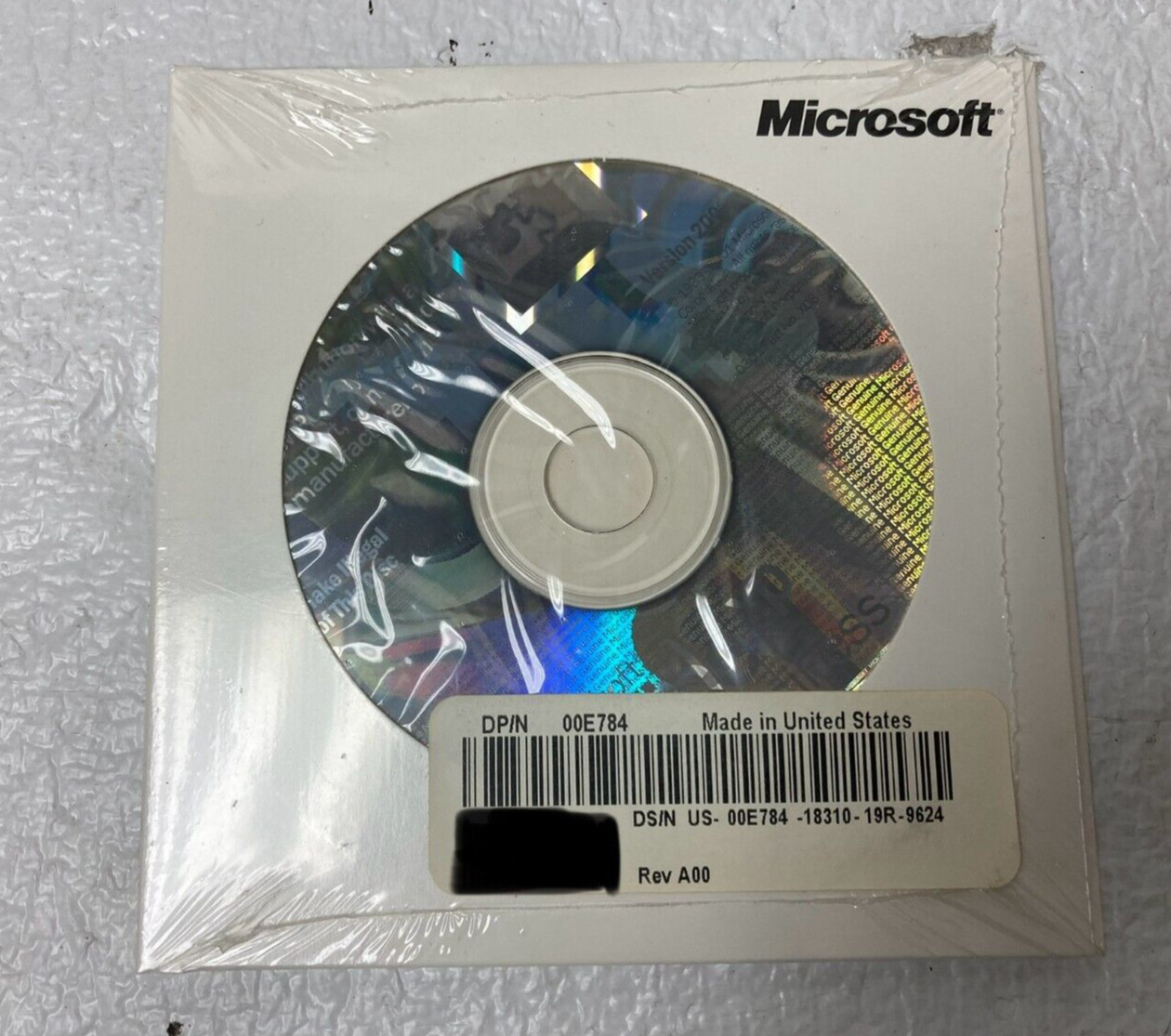 Microsoft Office XP Small Business Edition 00E784 w/Dell Product Key Sealed